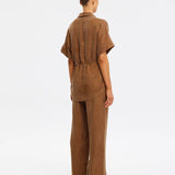 KIVARI - Jaxon Shirt - Chocolate