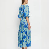 KIVARI - Juniper Maxi Dress - Cobalt Blue/Green