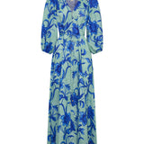 KIVARI - Juniper Maxi Dress - Cobalt Blue/Green