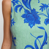 KIVARI - Juniper Mini Dress - Cobalt Blue / Green