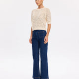 KIVARI - Kendall Knit Tee - Oat