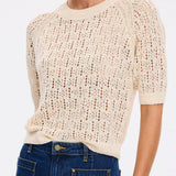 KIVARI - Kendall Knit Tee - Oat