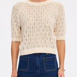 KIVARI - Kendall Knit Tee - Oat