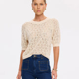 KIVARI - Kendall Knit Tee - Oat