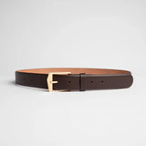 ELKA COLLECTIVE - Ida Belt 3.5cm - Chocolate / Gold