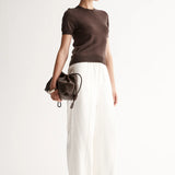 ELKA COLLECTIVE - Ash Knit Tee - Chocolate