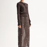 ELKA COLLECTIVE - Victoria Knit Cardigan - Chocolate