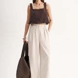 ELKA COLLECTIVE - Noel Top - Chocolate