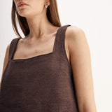 ELKA COLLECTIVE - Noel Top - Chocolate