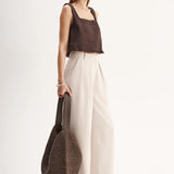 ELKA COLLECTIVE - Noel Top - Chocolate