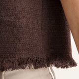 ELKA COLLECTIVE - Noel Top - Chocolate