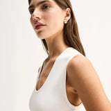 ELKA COLLECTIVE - Hayes Knit Tank - White