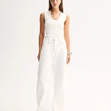 ELKA COLLECTIVE - Hayes Knit Tank - White