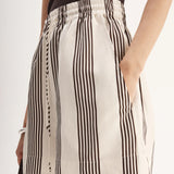 ELKA COLLECTIVE - Milo Stripe Short - Chocolate Stripe