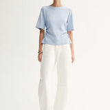 ELKA COLLECTIVE - Marley Knit Top - Pale Blue