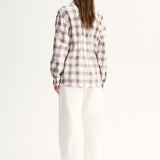 ELKA COLLECTIVE - Heather Shirt - White Check