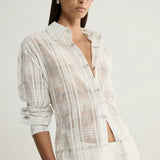ELKA COLLECTIVE - Onyx Shirt - White Check