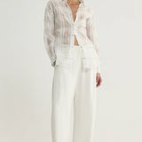ELKA COLLECTIVE - Onyx Shirt - White Check