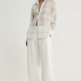 ELKA COLLECTIVE - Onyx Shirt - White Check