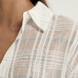 ELKA COLLECTIVE - Onyx Shirt - White Check