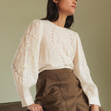 INDI & COLD - Quinn Camisa - Blanco