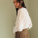 INDI & COLD - Quinn Camisa - Blanco