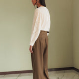 INDI & COLD - Quinn Camisa - Blanco