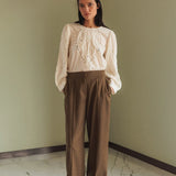 INDI & COLD - Quinn Camisa - Blanco