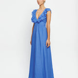 KIVARI - Kyla Maxi Dress - Blue