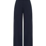 ROWIE - Kaia Linen Straight Pants - Ink