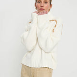 KIVARI - Katya Knit Sweater - Cream