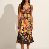 AUGUSTE - Lara Midi Dress - Black