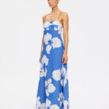 KIVARI - Rowena Strappy Maxi Dress - Blue