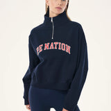 P.E NATION - Legacy Quarter Zip - Dark Navy
