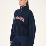 P.E NATION - Legacy Quarter Zip - Dark Navy