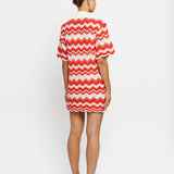 KIVARI - Leighton Mini Dress - Coral