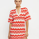KIVARI - Leighton Mini Dress - Coral