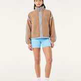 P.E NATION - Lennon Sherpa Jacket - Caramel