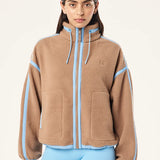 P.E NATION - Lennon Sherpa Jacket - Caramel