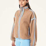 P.E NATION - Lennon Sherpa Jacket - Caramel