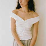 DOMINIQUE HEALY - Niveah Tee - Off White