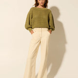 KIVARI - Lina Knit Sweater - Khaki