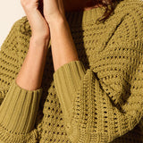 KIVARI - Lina Knit Sweater - Khaki
