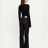 KIVARI - Logan Knit Top - Black
