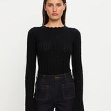 KIVARI - Logan Knit Top - Black