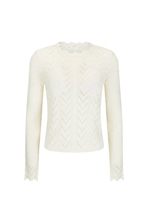 SPELL - Lou Lou Knit Top - Snow