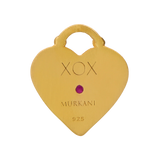 MURKANI - Love You Large Heart Hoops | Gold