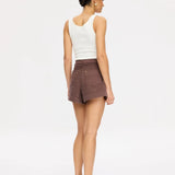 KIVARI - Celene Denim Short - Chocolate