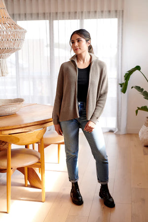 MAXTED - Zadie Knit Cardigan - Seed