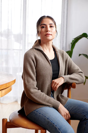 MAXTED - Zadie Knit Cardigan - Seed